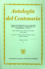 Antología del Centenario. Primera parte II
