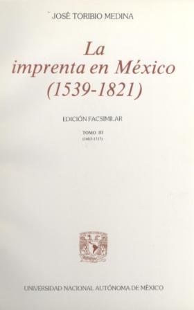 La imprenta en México (1539-1821)