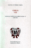 Obras VIII. Crónicas y artículos sobre teatro, VI (1893-1895)