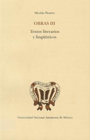 Textos literarios y lingüísticos. Obras III