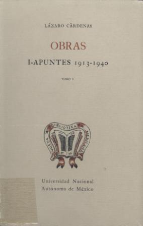 Obras I. Apuntes 1913-1940