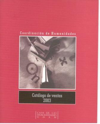 Catálogo de ventas 2003